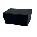 NEW Kairui Rectangular Plain Black Gift Box with Lid - Assorted Sizes