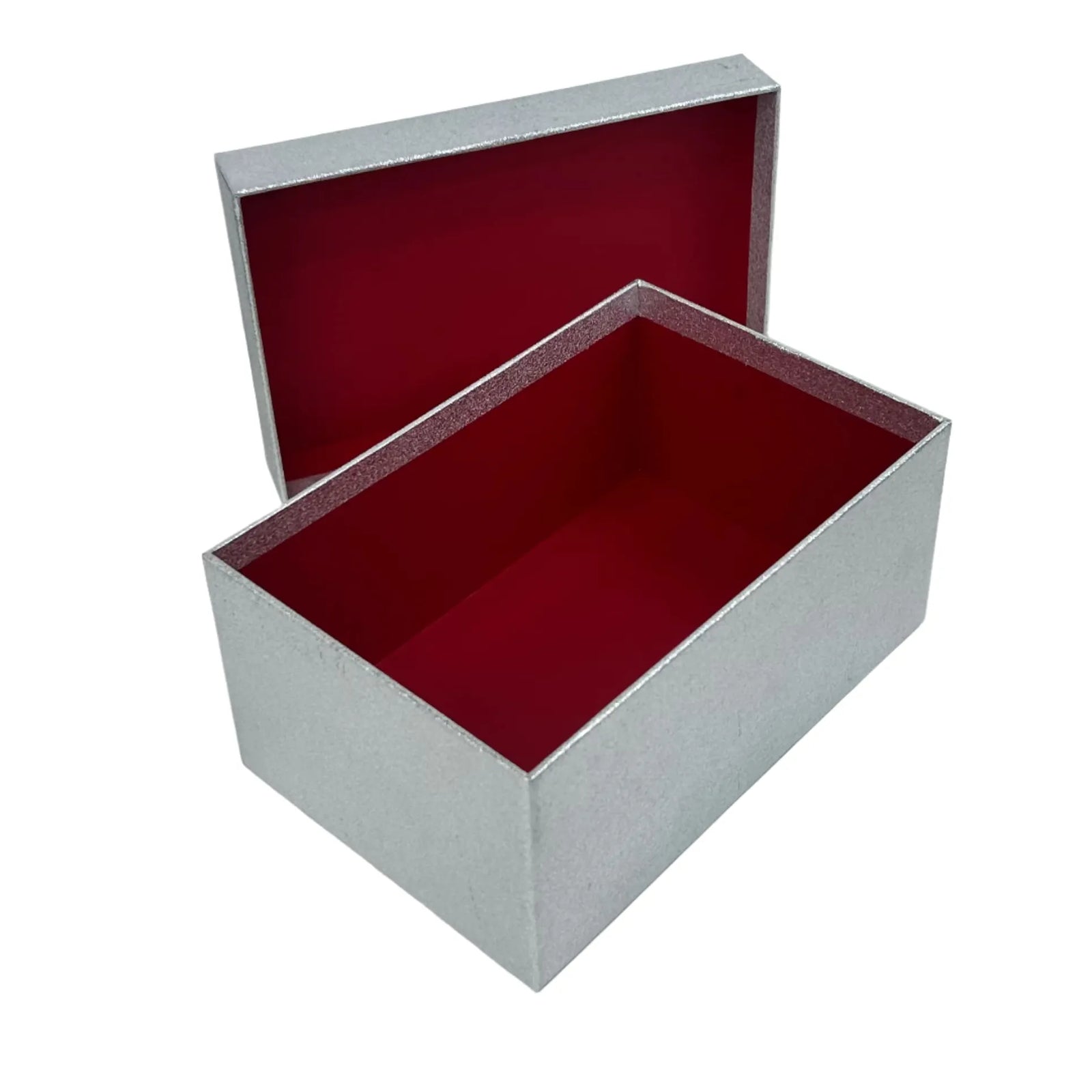NEW Kairui Rectangular Plain Silver Gift Box with Lid - Assorted Sizes NEW Kairui Rectangular Plain Silver Gift Box with Lid - Assorted Sizes