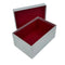 NEW Kairui Rectangular Plain Silver Gift Box with Lid - Assorted Sizes