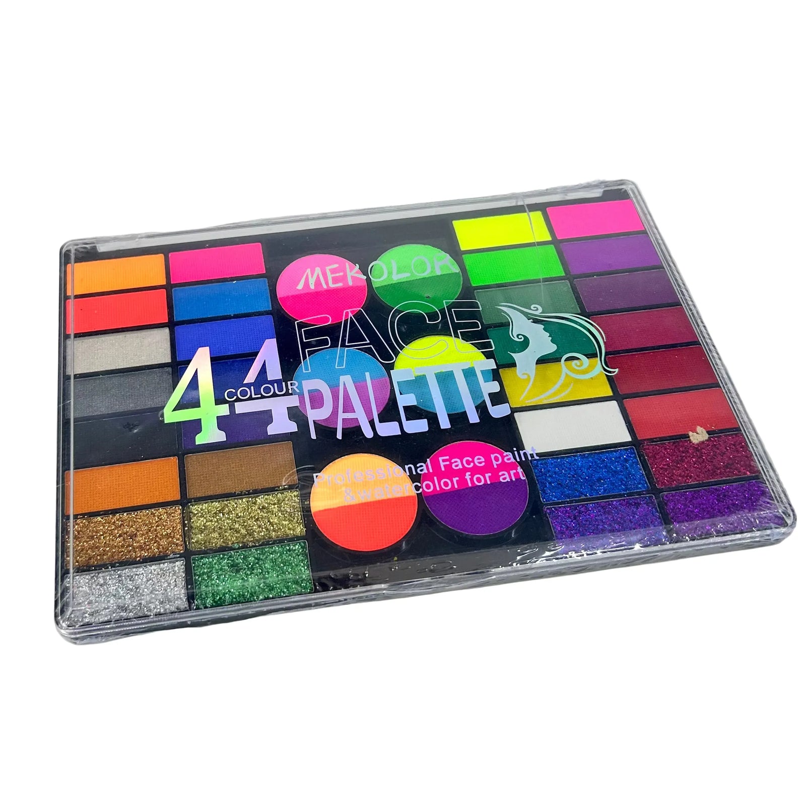 Sugar Plum Water-based Face Paint Palette +2 Brushes - Set of 44 Colors Sugar Plum Water-based Face Paint Palette +2 Brushes - Set of 44 Colors