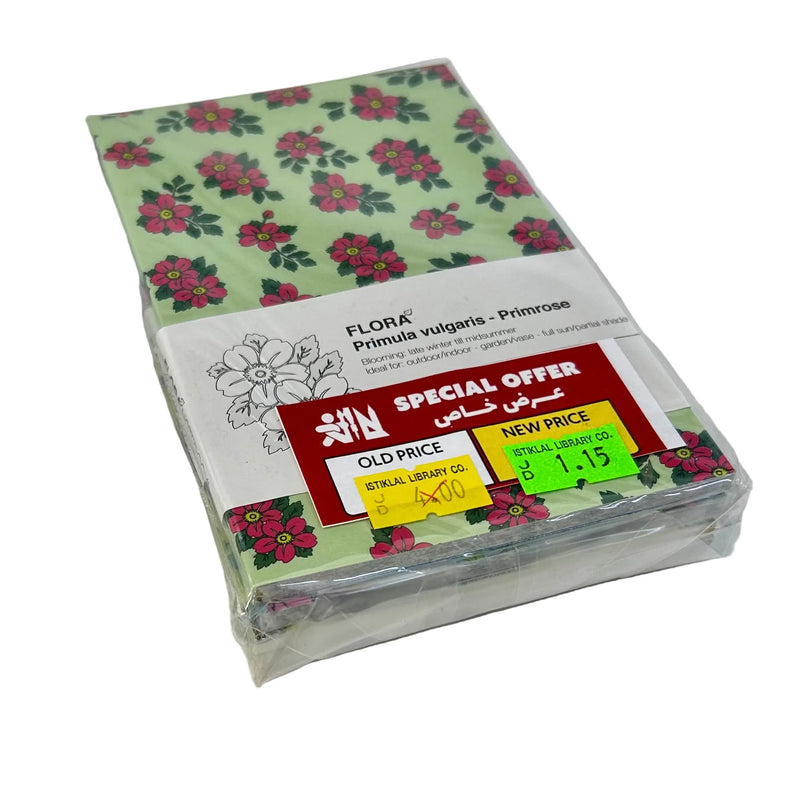 Special Offer Inspira Flora 140x90mm Soft Cover 96 Sheets Pocket Notebook A6 - Pack of 4