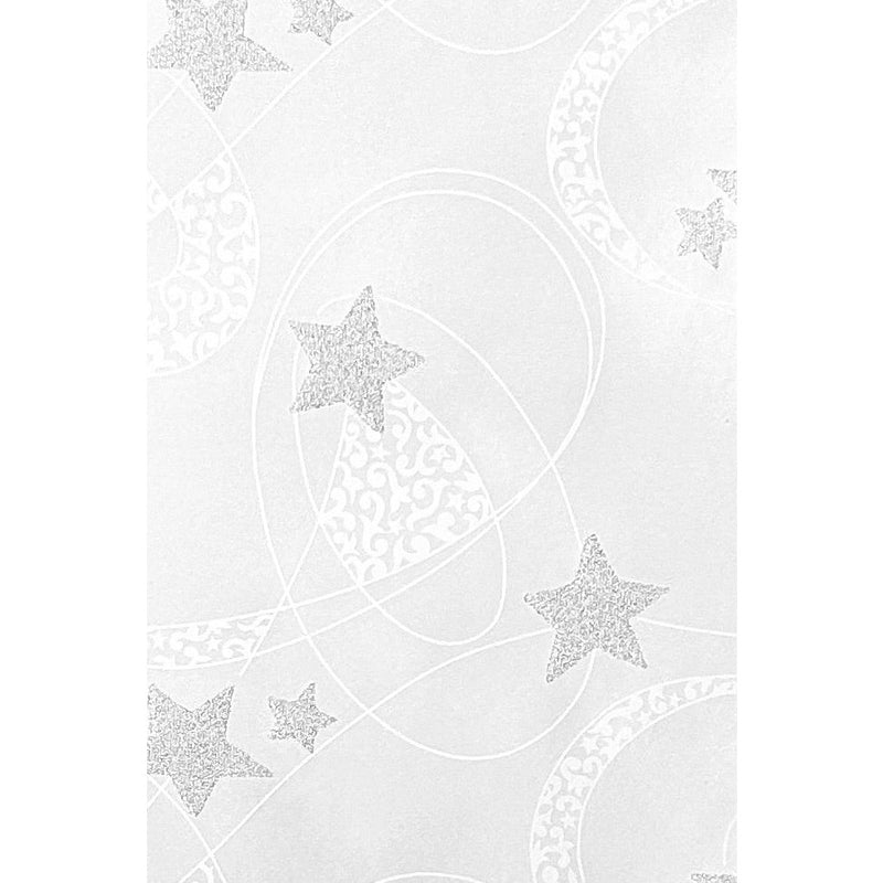 Jung Design Premium LUXE Gift Wrap Paper 75x100 cm - Stars on White