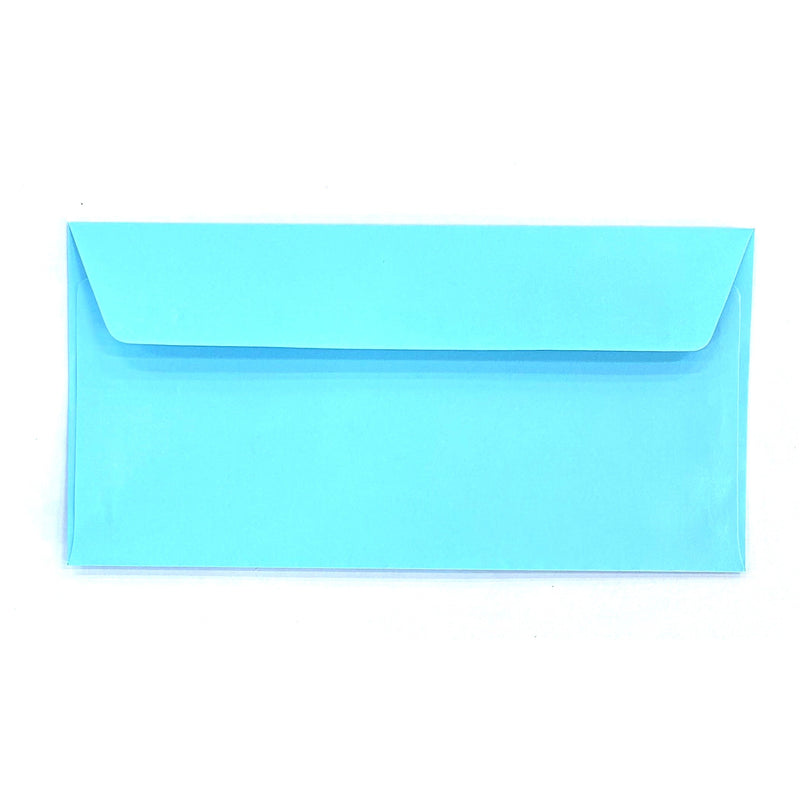 Favini Burano Sky Blue Premium 90g Peel & Seal Envelopes 110x220mm - Pack of 25