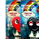 WH Heart Mechanical Action Toys - Pack of 2
