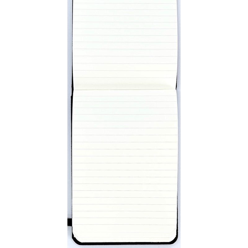 Dingbats Wildlife Grain Leather Hardcover Ruled Flip Pad with Elastic Band 100 Sheets - A6