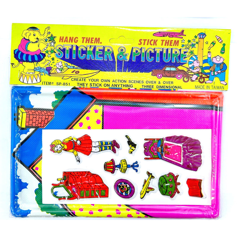 Party Favors Stickers & Background Picture Frame - Assorted