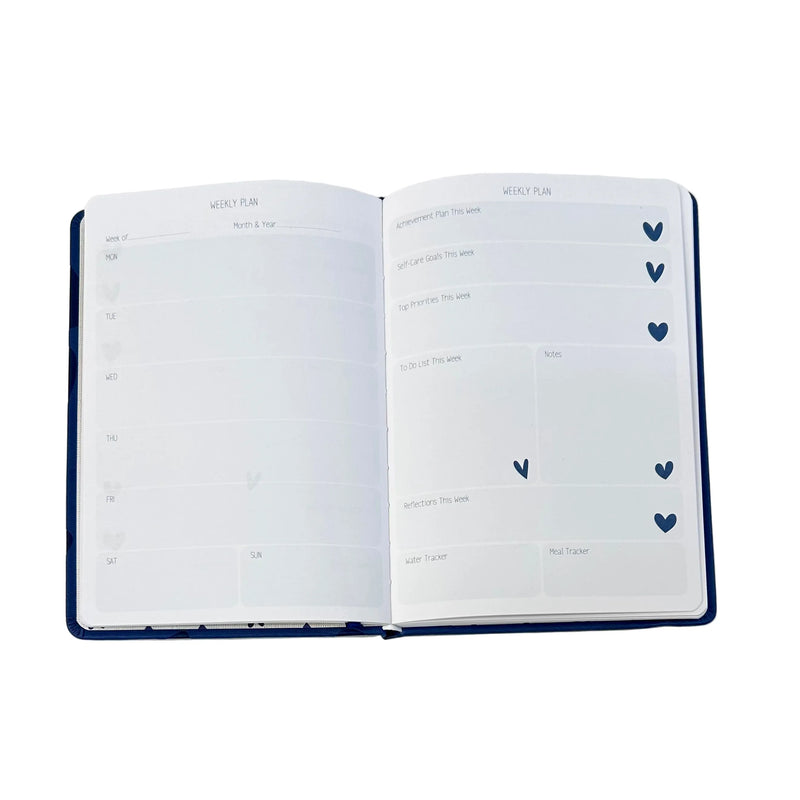 NEW IG Design Undated Weekly & Monthly Motivational Planner with Elastic A5