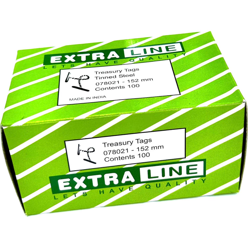 Treasury Tag File Extra Line Treasury Tags Tinned Steel 152mm - Pack of 100 – Istiklal ...