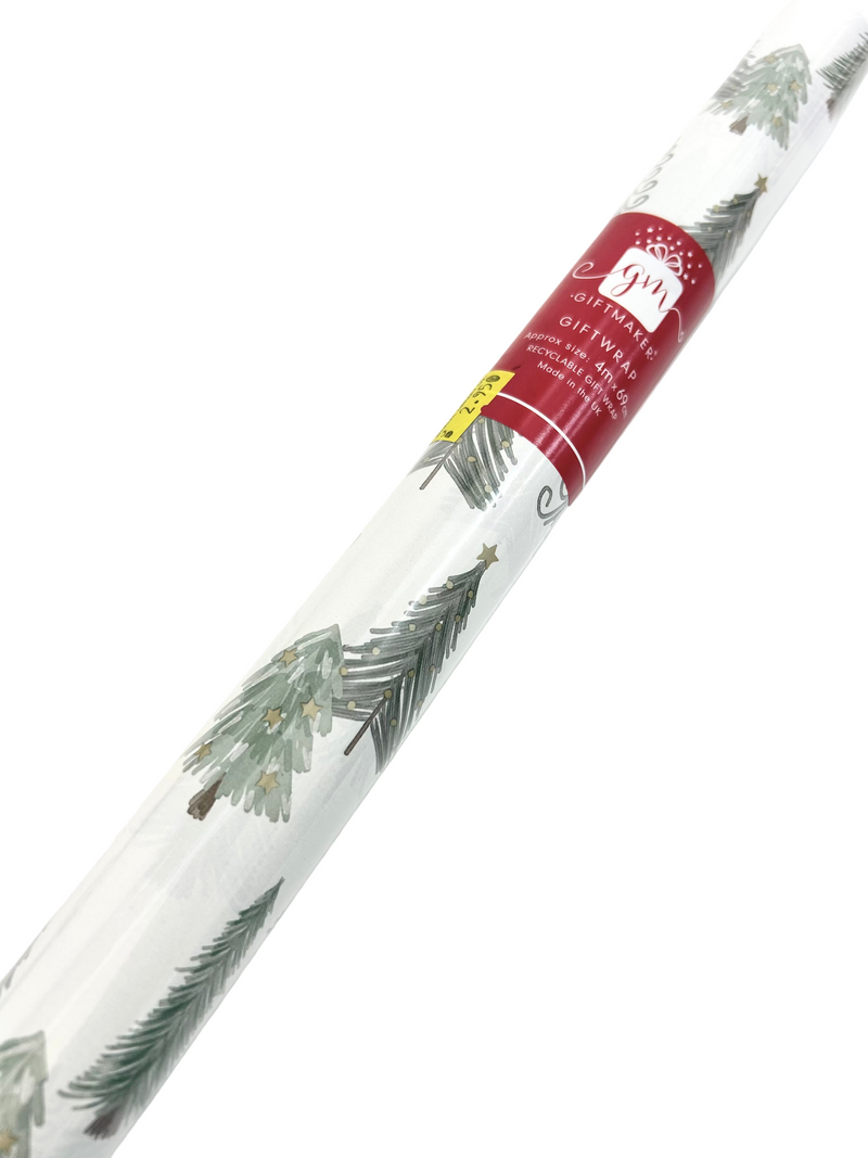 NEW IG Design Christmas Gift Wrap Roll  4M x 69cm
