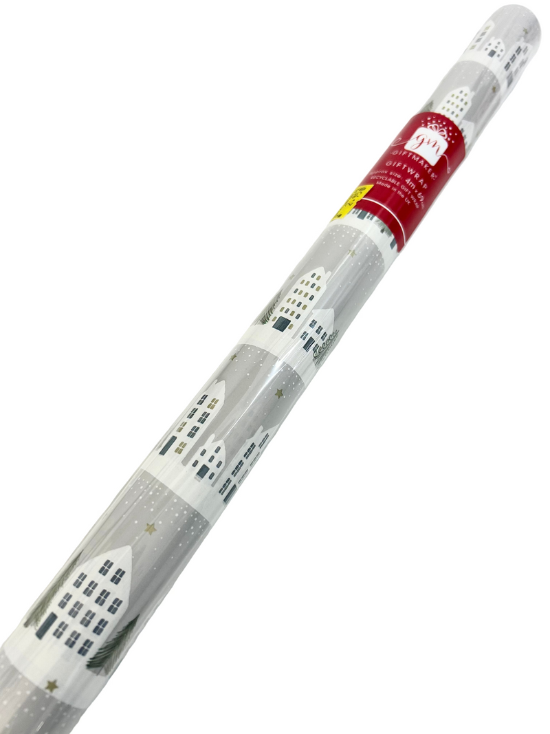 NEW IG Design Christmas Gift Wrap Roll  4M x 69cm