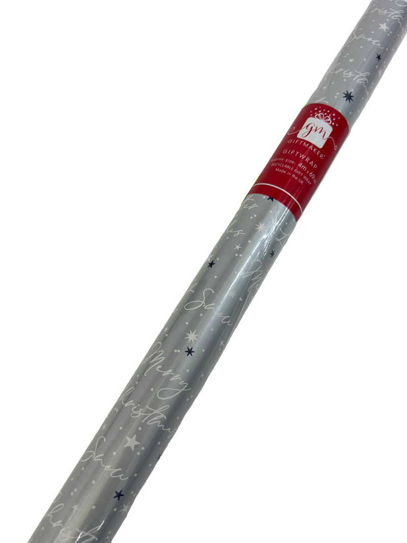 NEW IG Design Christmas Gift Wrap Roll  4M x 69cm