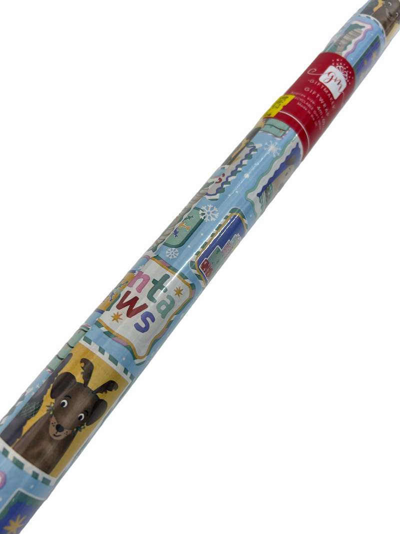 NEW IG Design Christmas Gift Wrap Roll  4M x 69cm