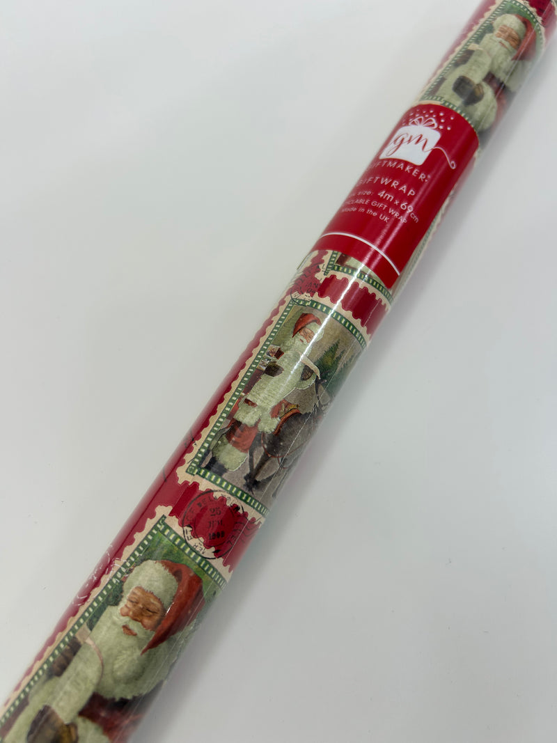 NEW IG Design Christmas Gift Wrap Roll  4M x 69cm