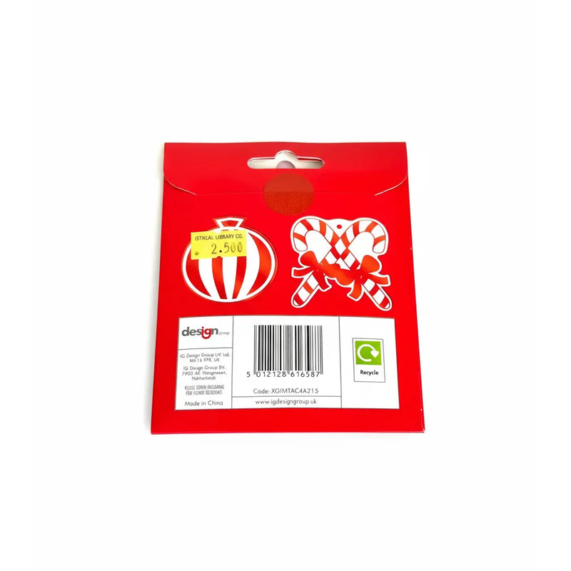 بطاقات هدايا كريسماس مع مغلفات صغيرة  سعة ١٥