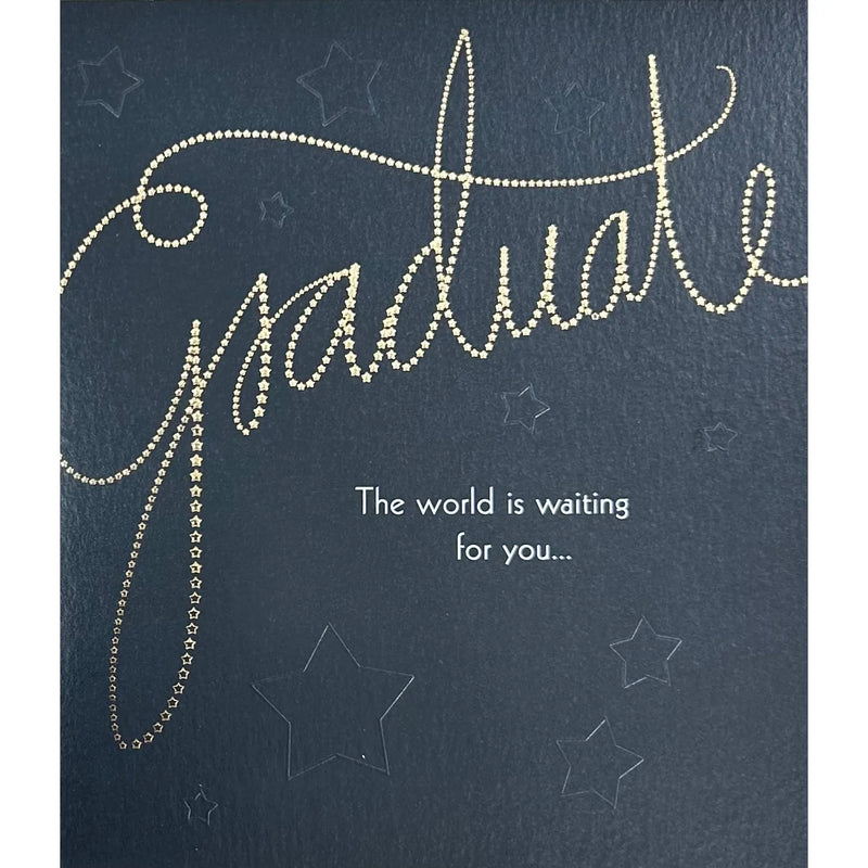 UK Greetings Graduation Greeting Card 18x16 cm with Envelope