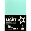 CampAp Premium Light Color Card Stock 120gsm Assorted 5 Colors A4 - Pack of 100