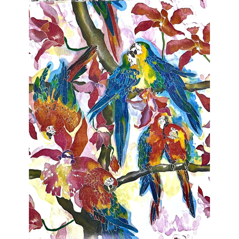 Jung Design Gift Wrap Paper 25x100 cm - Parrots