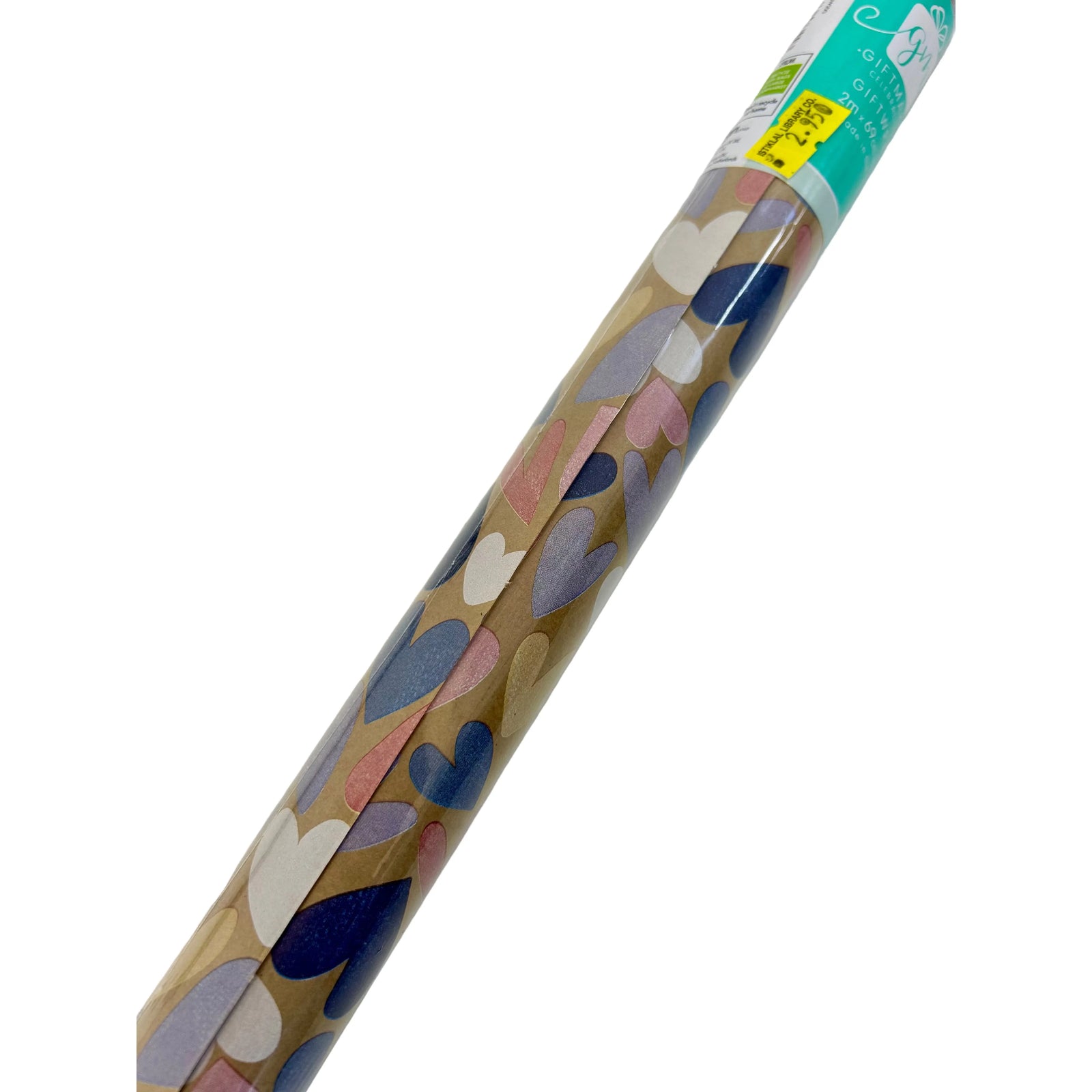 NEW IG Design Everyday Birthday Kraft Gift Wrap Roll 2M x 69cm