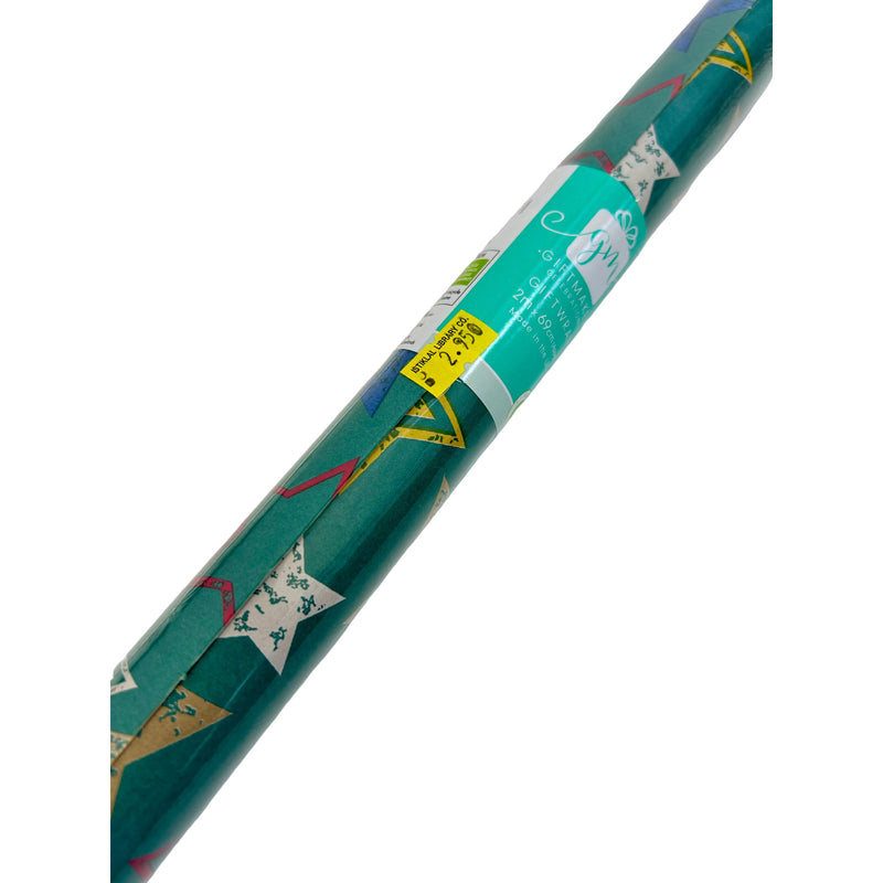 NEW IG Design Everyday Birthday Kraft Gift Wrap Roll  2M x 69cm