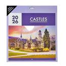 NEW IG Design 2026 Square Wall Calendar with Pictures - Castles