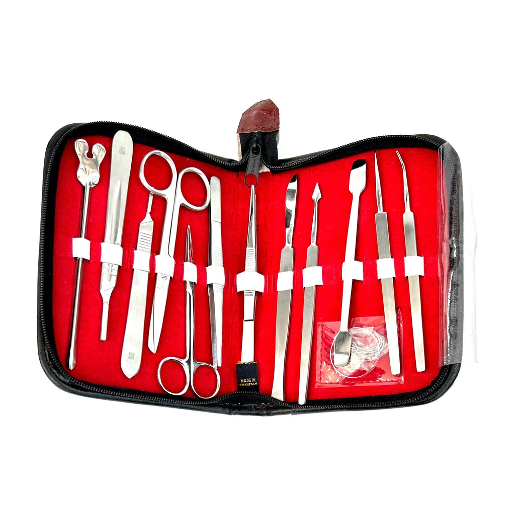Premium Quality Stainless Steel Dissection Kit - Set of 14 Pcs ...
