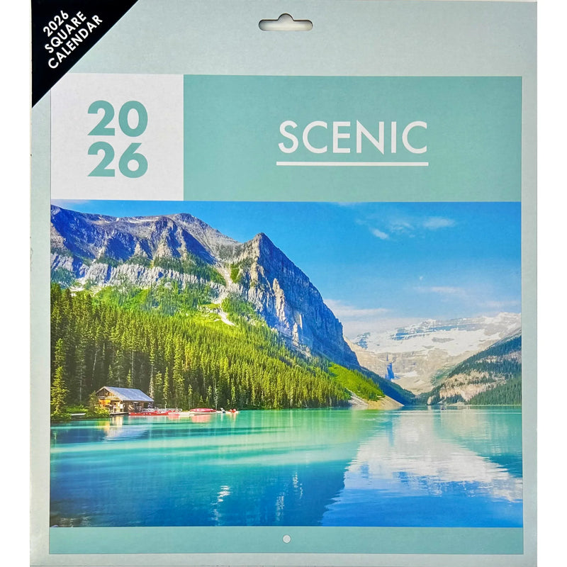 NEW IG Design 2026 Square Wall Calendar with Pictures - Scenic