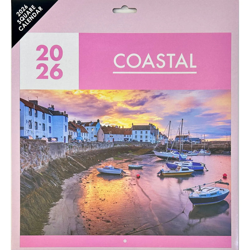 NEW IG Design 2026 Square Wall Calendar with Pictures - Coastal