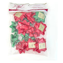 Value Pack Large Red & Green Giant Bows 100mm -  Pack of 15