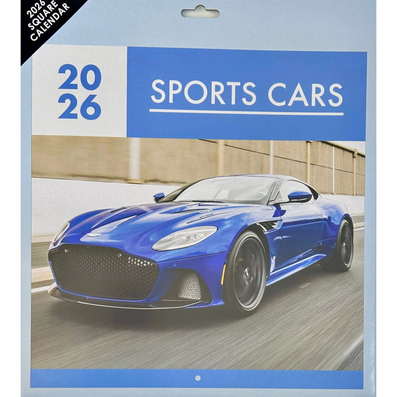 NEW IG Design 2026 Square Wall Calendar with Pictures - Sports Cars