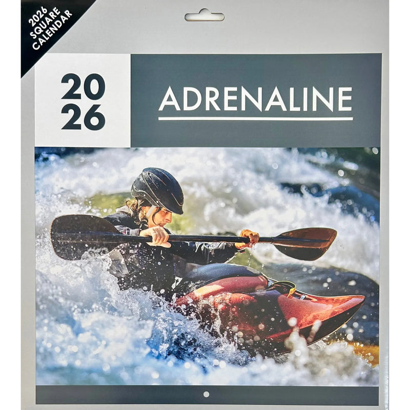 NEW IG Design 2026 Square Wall Calendar with Pictures - Adrenaline