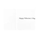 Gift Card Tag "Happy Valentine's Day"  7x9cm - Pack of 1