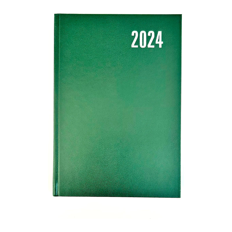Bassile 2024 Classic Hard Cover Day to Page Diary Arabic/English - A5