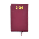 Bassile 2024 Pocket Diary Two Day/Page 7x10cm - Assorted Colors