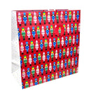 كيس هدايا كرتون مقوى كبير ملون مطبوع كريسماس ٤٥×٤٥×٢٠ سم XXL