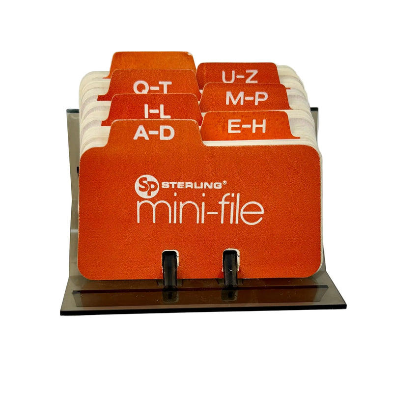 Vintage SP Sterling Address & Numbers Desk Mini-File