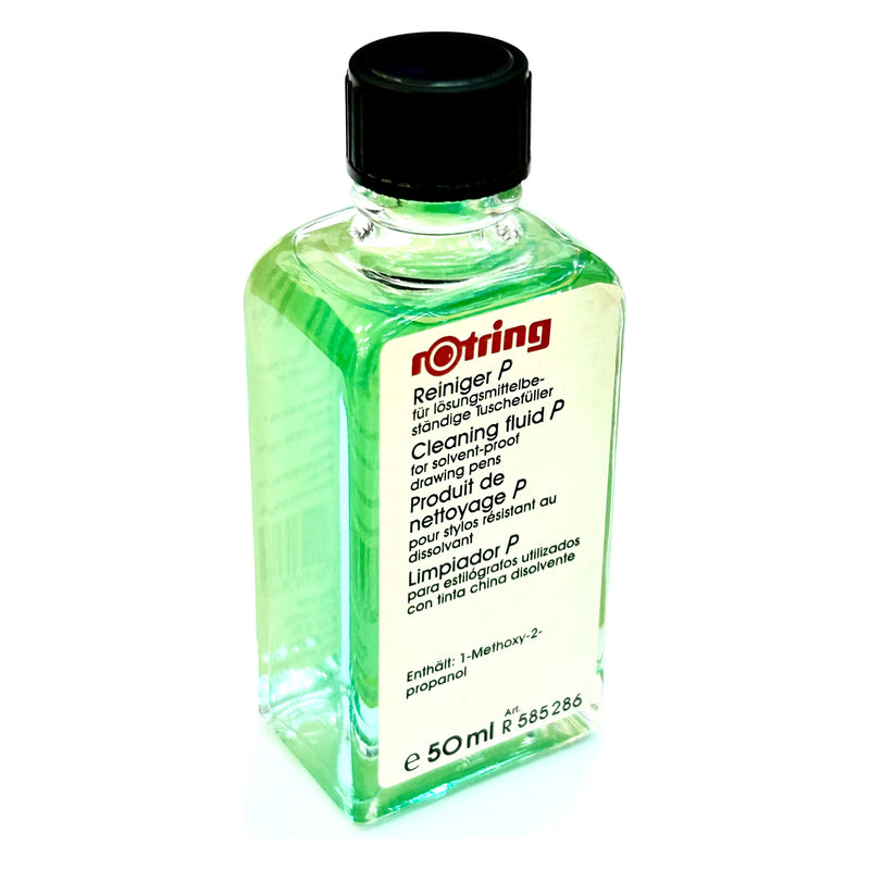 Rotring Cleaning Fluid P for Solvent Proof Drawing Pens - 50ml