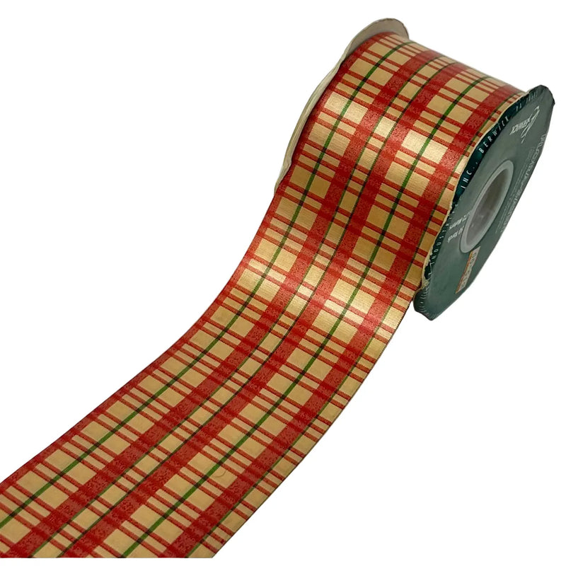 Berwick Flora-Satin Paper Printed Polypropylene Craft Ribbon 7.5cm Wide