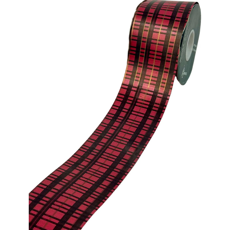 Berwick Flora-Satin Paper Printed Polypropylene Craft Ribbon 7.5cm Wide