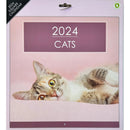 IG Design 2024 Square Wall Calendar with Pictures - Cats