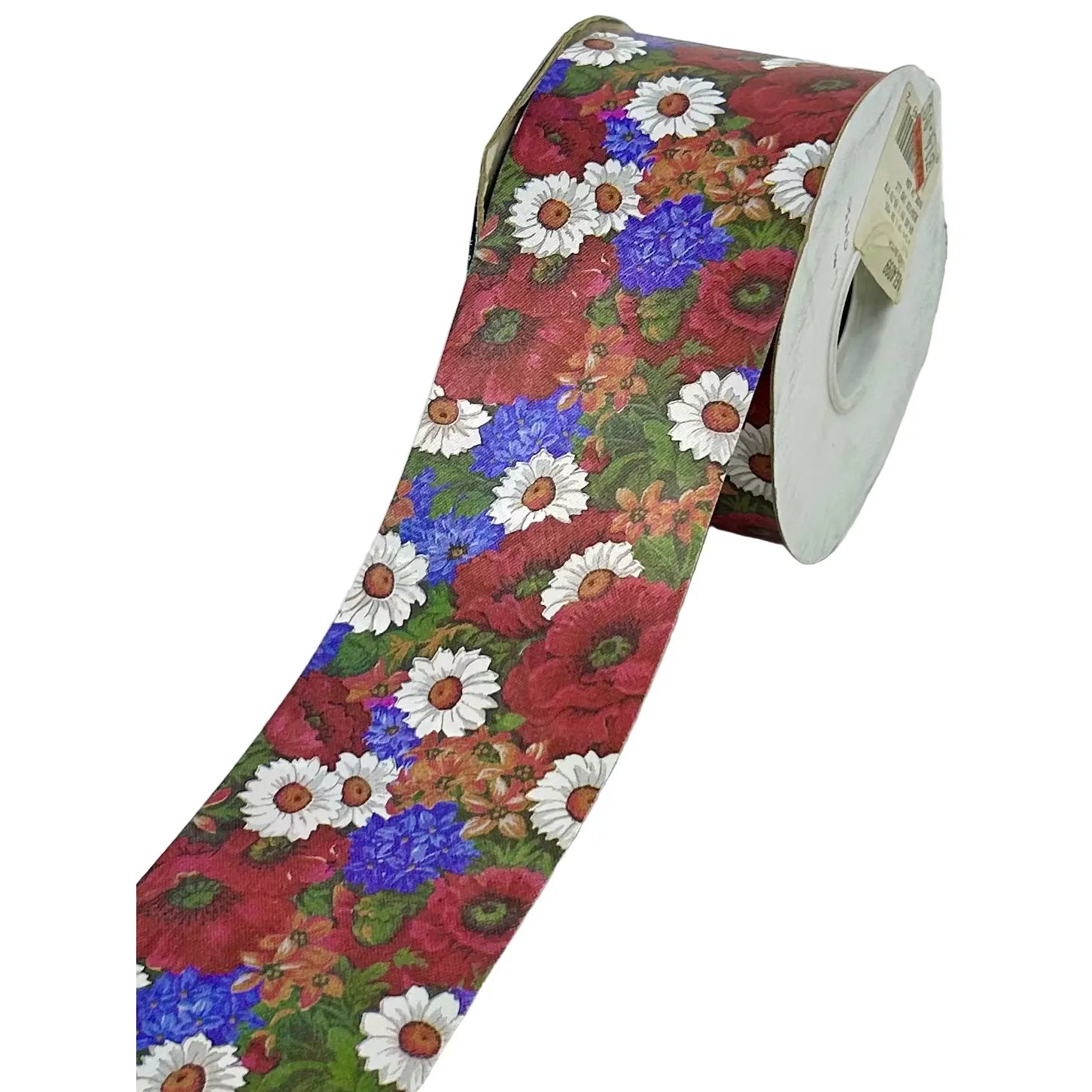 Berwick Flora-Satin Paper Printed Polypropylene Craft Ribbon 7.5cm Wide