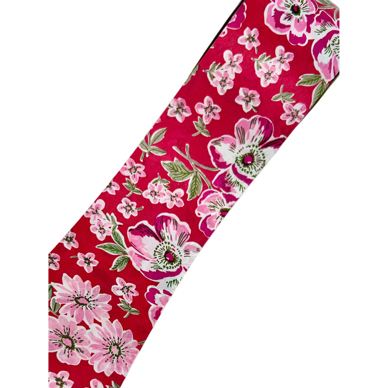Berwick Flora-Satin Paper Printed Polypropylene Craft Ribbon 7.5cm Wide