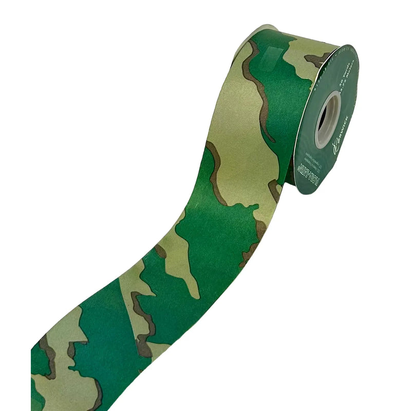 Berwick Flora-Satin Paper Printed Polypropylene Craft Ribbon 6cm Wide