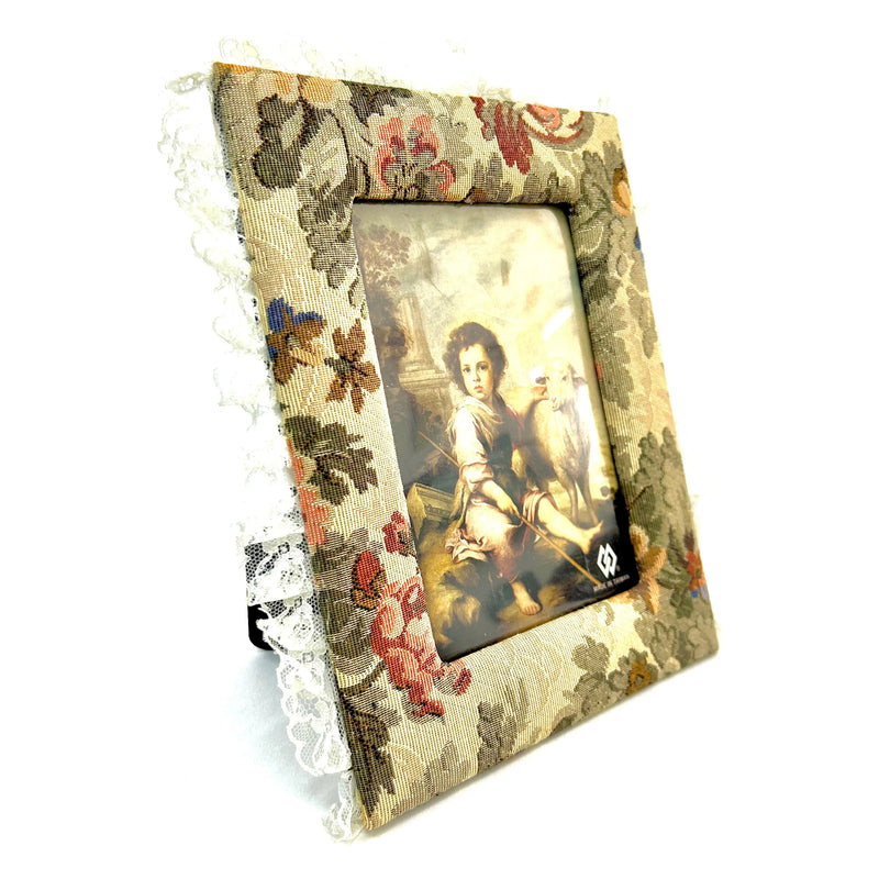 Special Offer Tull Upholstered Fabric Photo Frame 19x24cm - Pack of 3