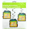 Unique Party Happy Birthday Hanging Decoration 20x19cm - Pack of 3