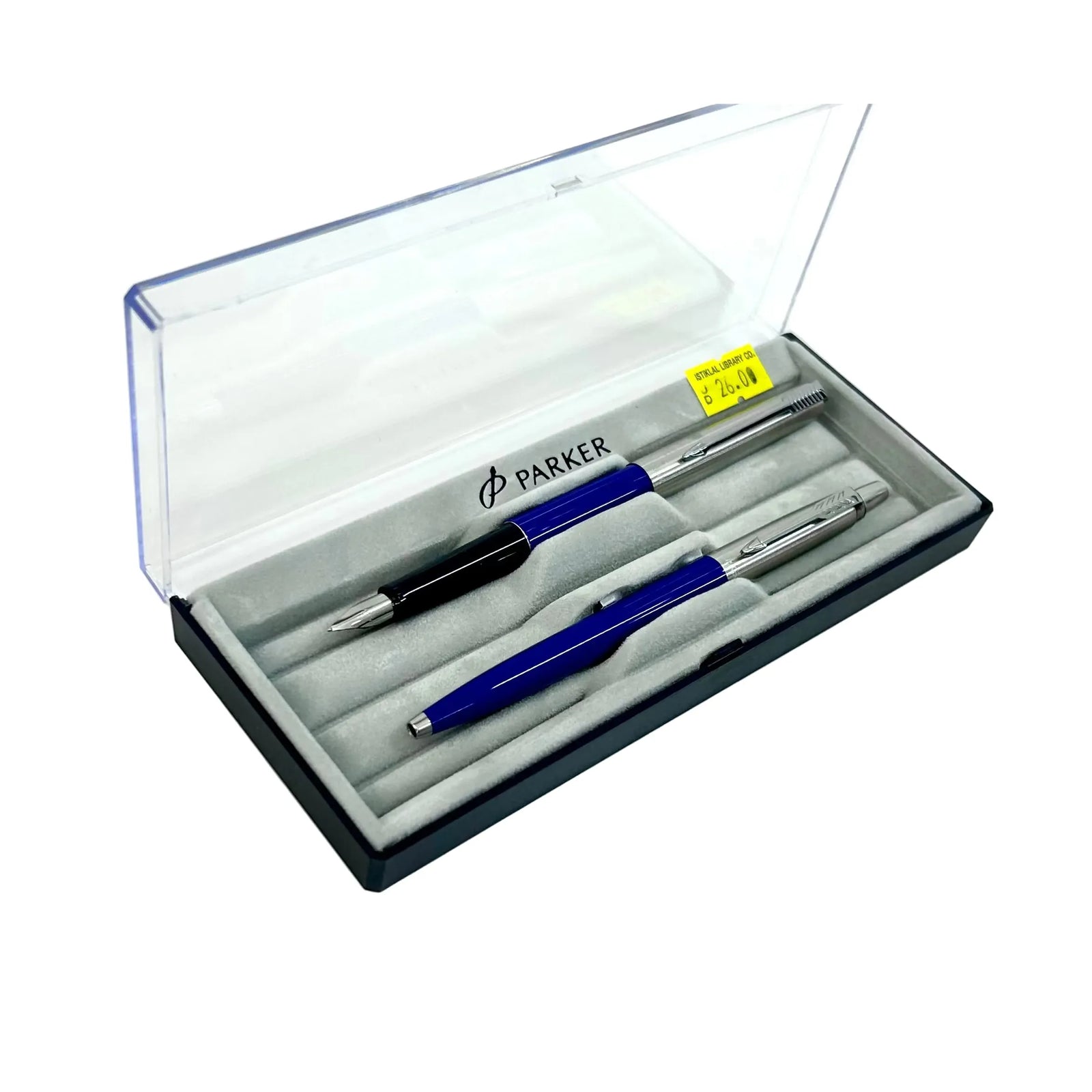 Parker Jotter Original Classic CT Ballpoint + Fountain Pen Set - Navy Parker Jotter Original Classic CT Ballpoint + Fountain Pen Set - Navy