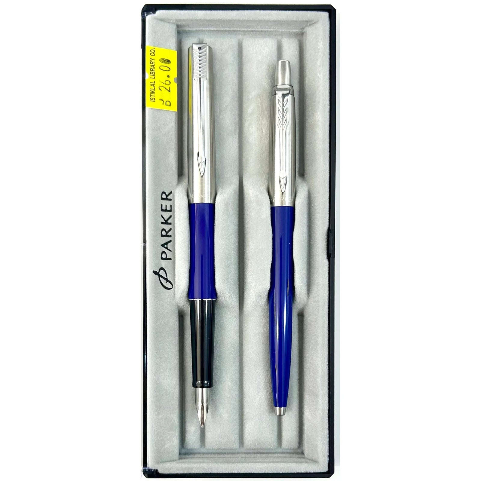Parker Jotter Original Classic CT Ballpoint + Fountain Pen Set - Navy Parker Jotter Original Classic CT Ballpoint + Fountain Pen Set - Navy