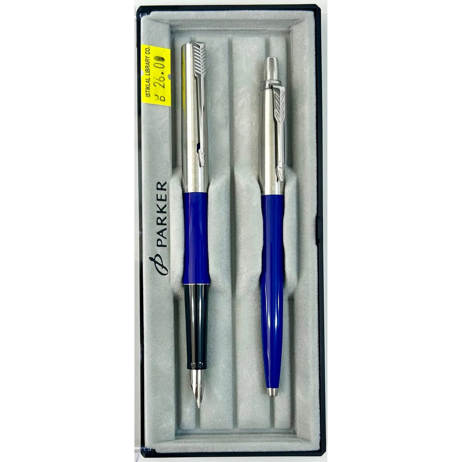 Parker Jotter Original Classic CT Ballpoint + Fountain Pen Set - Navy Parker Jotter Original Classic CT Ballpoint + Fountain Pen Set - Navy