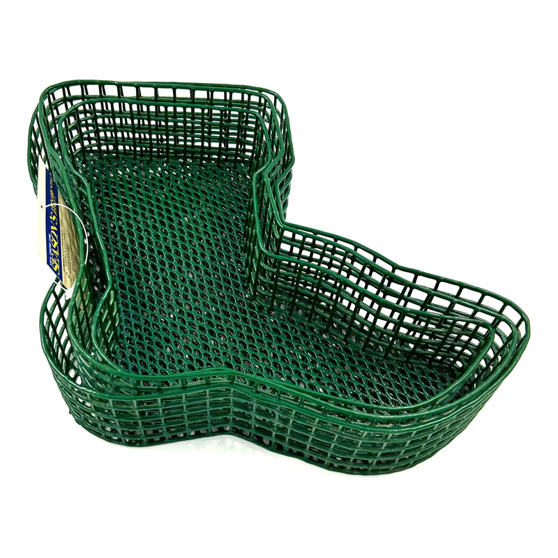 Special Offer Season's Ornamental Vinyl Coated Wire Craft Basket Set of 3 - Christmas Stockings