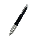 قلم حبر جاف باركر أي أم بروفايل أسود لامع ملقط كروم