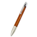 قلم حبر جاف باركر أي أم بروفايل كهرمان شفاف كروم